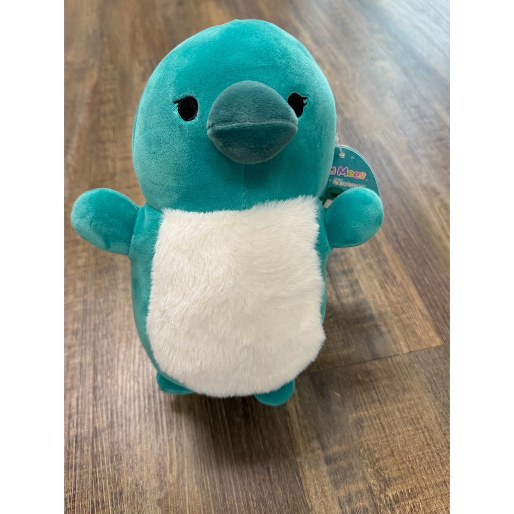 Squishmallows Hug Mees Selassi the Platypus Teal 10 inch Plush Jazwares 2024 NWT